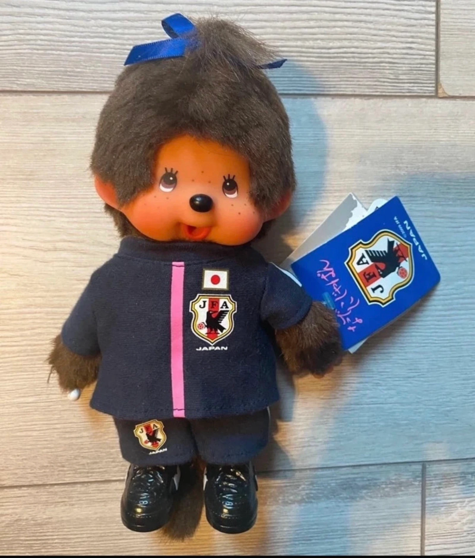 ⚽ Monchhichi - JFA Nadeshiko - Japan 2012 🇯🇵 Sekiguchi - Neuf - rare 